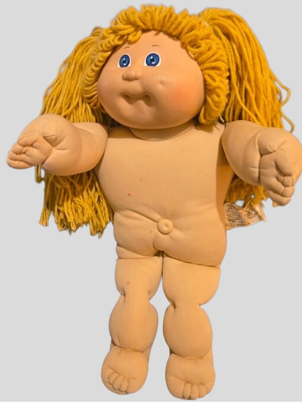 Vintage 1982 Coleco Cabbage Patch Kid Blonde Blue Eyes Signed Xavier Roberts